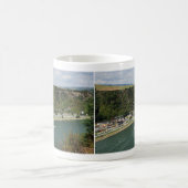 Tasse à la Loreley dans la vallée du Rhin central (Centre)