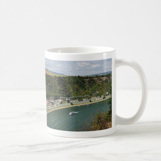 Tasse à la Loreley dans la vallée du Rhin central (Droite)