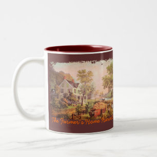 Tasse à la maison de la récolte de l'agriculteur