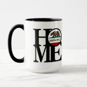 Tasse À LA MAISON de Santa Cruz 15oz (Gauche)