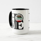 Tasse À LA MAISON de Santa Cruz 15oz (Devant gauche)