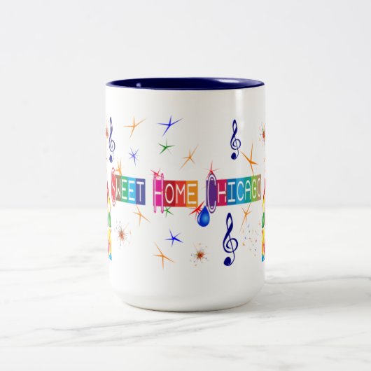 Tasse à la maison douce de bleus de Chicago (Centre)