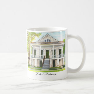 Tasse à la maison historique de la Louisiane