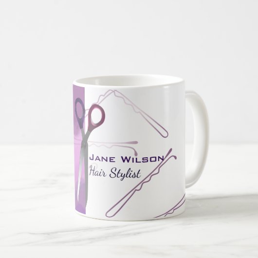 Tasse à la mode de coiffeur (Devant droit)