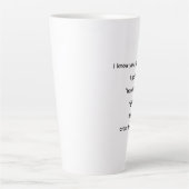 Tasse à Latte (Devant)