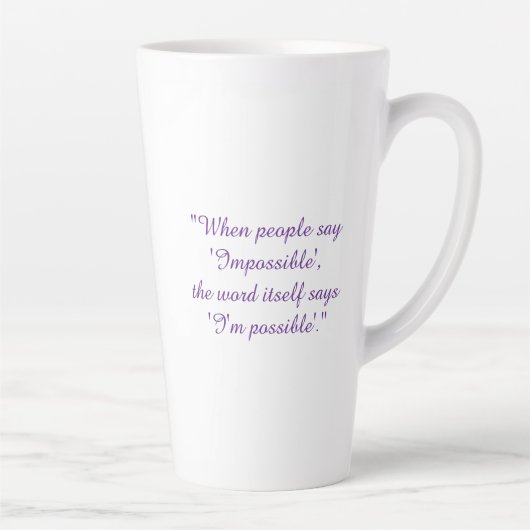 Tasse à latte (Droite)