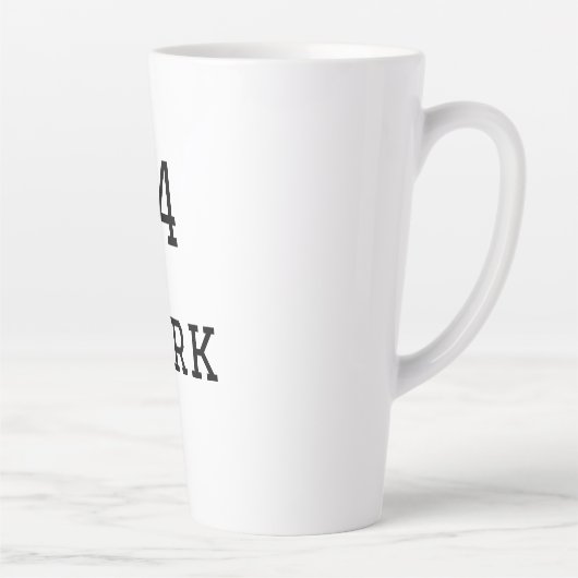 Tasse à latte (Droite)