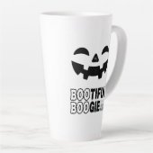 Tasse à Latte 17oz : Visage HALLOWEEN (Angle droit)
