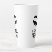 Tasse à Latte 17oz : Visage HALLOWEEN (Devant)