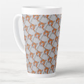 Tasse à latte à motif de chat (Angle gauche)