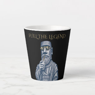 Tasse à latte Art Vintage Fuel the Legend