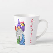 Tasse à latte avec gnomes de Noël (Droite)