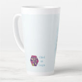Tasse à latte avec un hérisson jouant de la clarin (Angle gauche)
