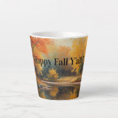 Tasse à latte Bon Automne à tous (Devant)