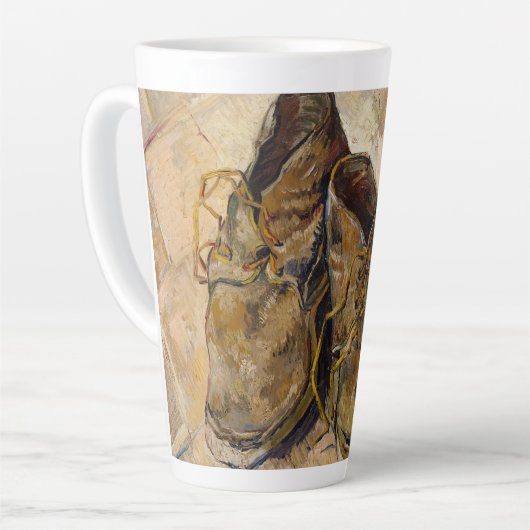 Tasse à latte Chaussures de Van Gogh (Angle gauche)