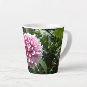 Tasse à latte Dahlia rose (Angle droit)