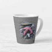 Tasse à latte de 12 oz. Étoile de mer (Angle droit)