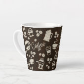 Tasse à latte de 360 ml - Café (Angle gauche)