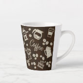 Tasse à latte de 360 ml - Café (Droite)