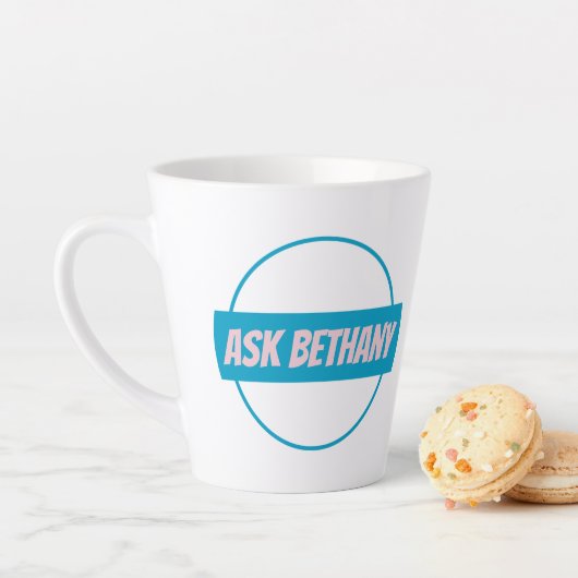 Tasse à latte Demandez à Bethany (En situation)