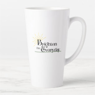 Tasse à latte « Éclairer le quotidien »