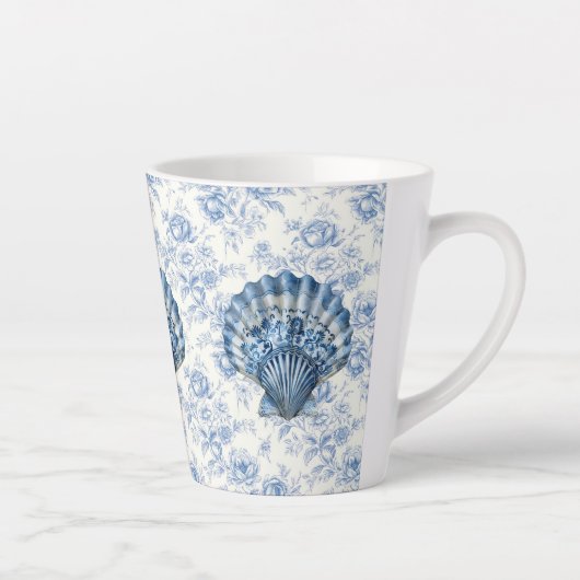 Tasse à latte en céramique petite coquille chinois (Droite)