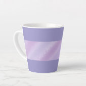 Tasse à latte esthétique violet doux (Angle gauche)