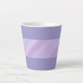 Tasse à latte esthétique violet doux (Devant)