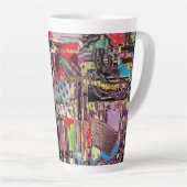 Tasse à latte – Fractales urbaines (Angle droit)