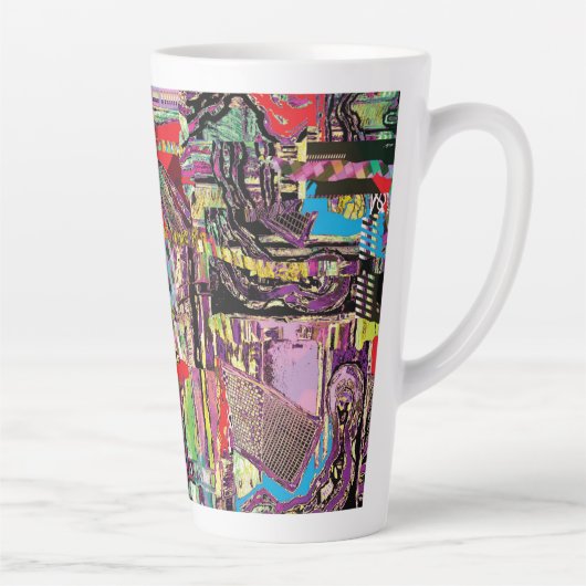 Tasse à latte – Fractales urbaines (Droite)