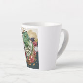 Tasse à latte Iguane Éclectique avec Perles, Maxim (Angle droit)