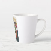 Tasse à latte Iguane Éclectique avec Perles, Maxim (Droite)