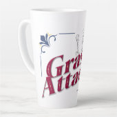 Tasse à latte isolée Grass Attack (Angle gauche)