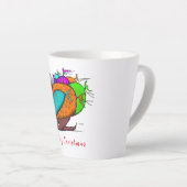 Tasse à Latte Joyeux Noël (Angle droit)