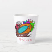 Tasse à Latte Joyeux Noël (Devant)