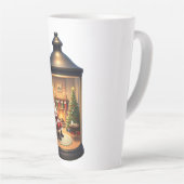 Tasse à latte - Lanterne de Noël (Angle droit)