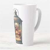 Tasse à latte - Lanterne de Noël (Angle droit)