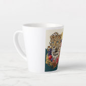 Tasse à Latte Léopard Éclectique avec Perles, Maxi (Angle gauche)