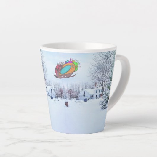 Tasse à Latte Noël (Angle droit)