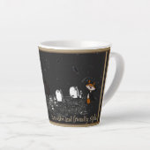 Tasse à latte petite cachée dans le noir (Angle droit)