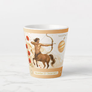 Tasse à latte petite Sagittaire Art Nouveau Poppy