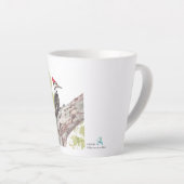 Tasse à latte - Pic pileaté (Angle droit)