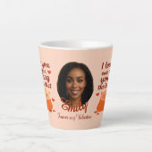 Tasse à latte 'Pour toujours mon Valentin' (Devant)