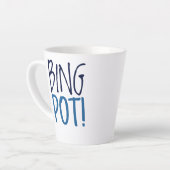 Tasse à latte standard - Pot Bing ! (Angle gauche)