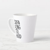 Tasse à latte standard - Sofa King Tie Herd (Angle gauche)