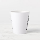 Tasse à latte standard - Sofa King Tie Herd (Devant)