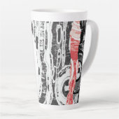Tasse à Latte – Terre Abstraite (Angle droit)