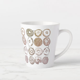 Tasse à latte TRICOTER DOUZAINE DE DONUTS