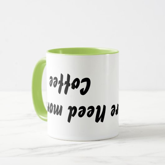 Tasse à l'envers (Devant gauche)