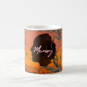 Tasse à l'esthétique vintage "Mémoire" silhouette (Centre)